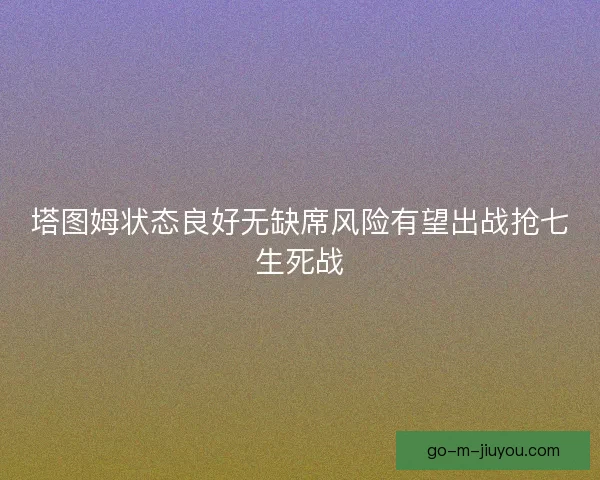 塔图姆状态良好无缺席风险有望出战抢七生死战